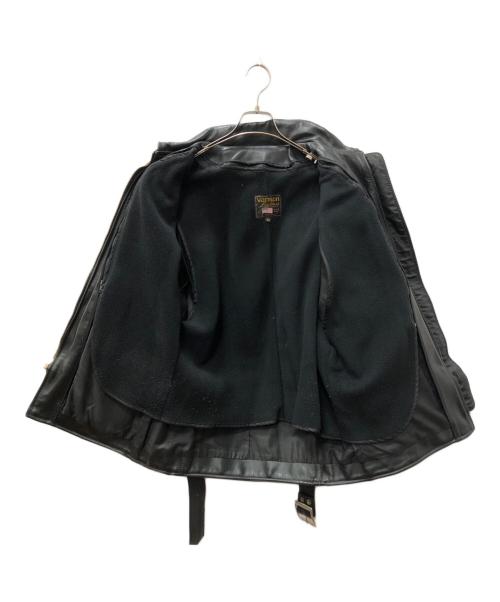 VANSON（バンソン）VANSON (バンソン) J 3/4 カーコート ブラック サイズ:SIZE 40の古着・服飾アイテム