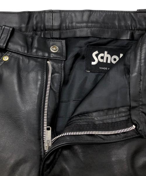 Schott（ショット）Schott (ショット) レザーパンツ ブラック サイズ:SIZE 32の古着・服飾アイテム