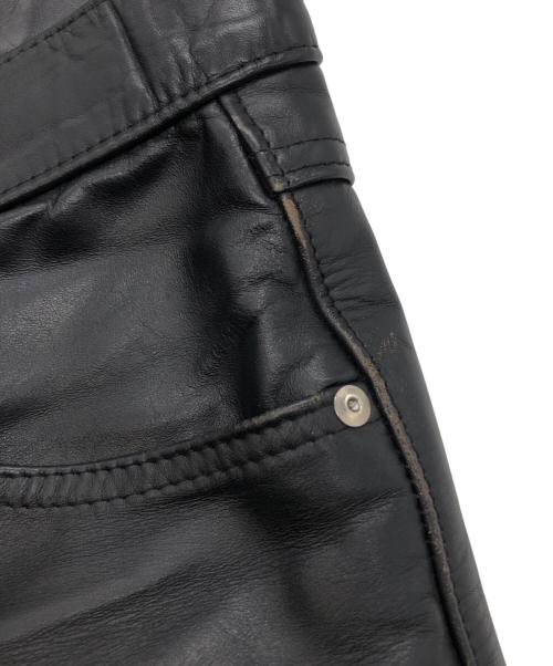 Schott（ショット）Schott (ショット) レザーパンツ ブラック サイズ:SIZE 32の古着・服飾アイテム