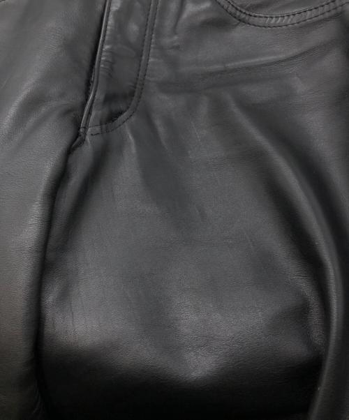 Schott（ショット）Schott (ショット) レザーパンツ ブラック サイズ:SIZE 32の古着・服飾アイテム
