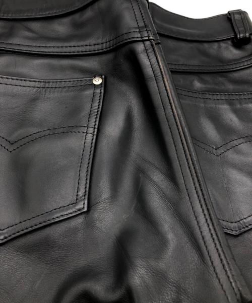 Schott（ショット）Schott (ショット) レザーパンツ ブラック サイズ:SIZE 32の古着・服飾アイテム