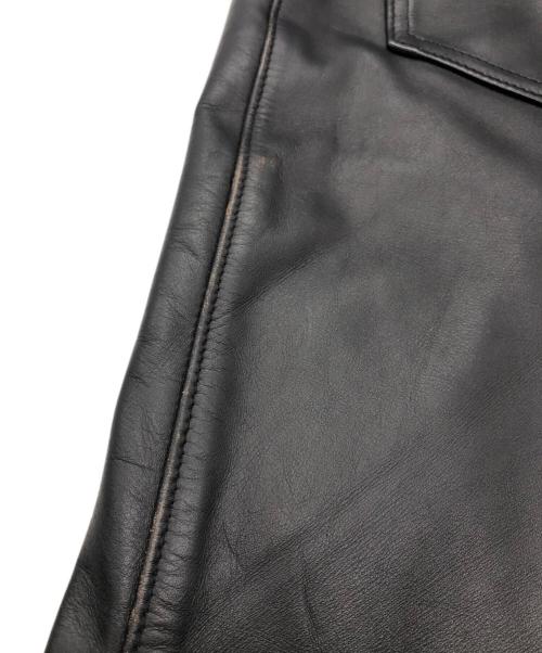 Schott（ショット）Schott (ショット) レザーパンツ ブラック サイズ:SIZE 32の古着・服飾アイテム