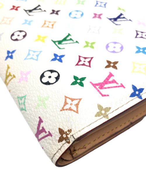LOUIS VUITTON（ルイ ヴィトン）LOUIS VUITTON (ルイ ヴィトン) ポルトフォイユ・サラ　モノグラム/マルチカラー ホワイトの古着・服飾アイテム