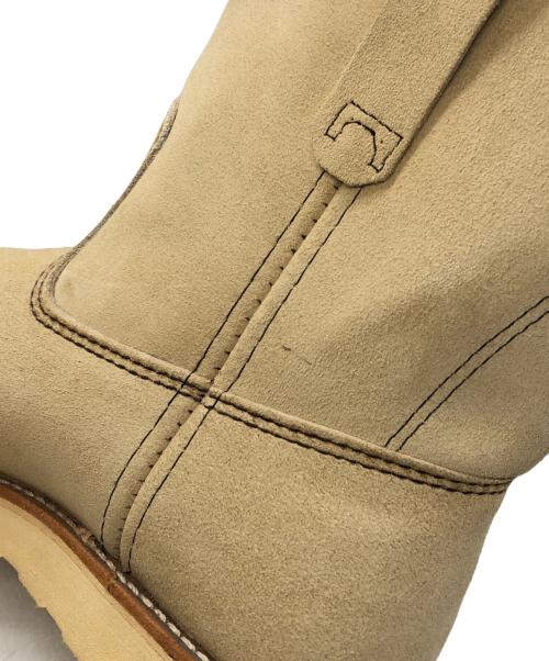 RED WING（レッドウィング）RED WING (レッドウィング) ペコスブーツ ベージュ サイズ:SIZE US 8 1/2の古着・服飾アイテム