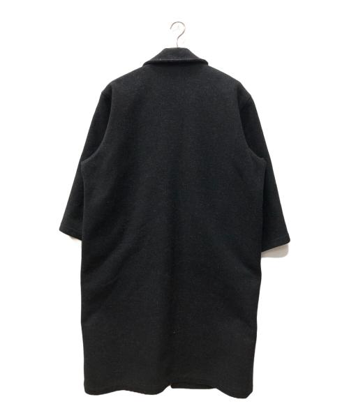 Y's（ワイズ）Y's (ワイズ) スタンドカラーオーバーサイズコート ブラック サイズ:記載なしの古着・服飾アイテム