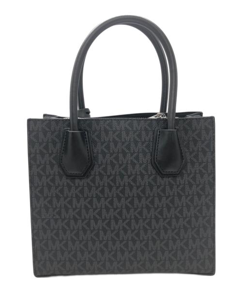 MICHAEL KORS（マイケルコース）MICHAEL KORS (マイケルコース) MERCERミディアム メッセンジャー ブラックの古着・服飾アイテム