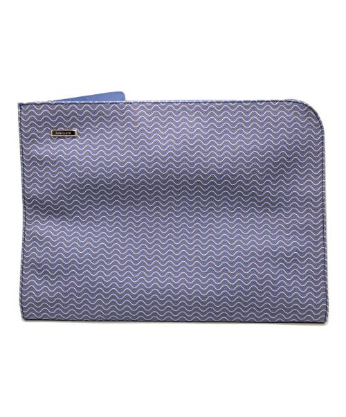 zanellato（ザネラート）zanellato (ザネラート) NENO/クラッチバッグ ブルーの古着・服飾アイテム
