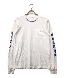 CHROME HEARTS（クロムハーツ）の古着「ネックロゴロングスリーブTシャツ」｜ホワイト