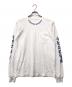 CHROME HEARTS（クロムハーツ）の古着「ネックロゴロングスリーブTシャツ」｜ホワイト