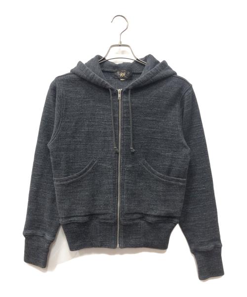 RRL（ダブルアールエル）RRL (ダブルアールエル) 霜降りジップパーカー グレー サイズ:Sの古着・服飾アイテム