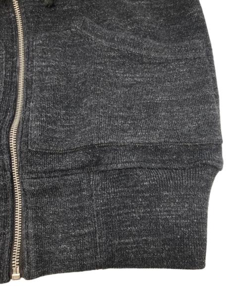 RRL（ダブルアールエル）RRL (ダブルアールエル) 霜降りジップパーカー グレー サイズ:Sの古着・服飾アイテム