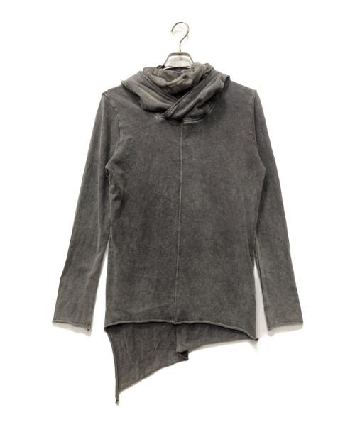 JULIUS（ユリウス）JULIUS (ユリウス) Cotton SZ Jersey Hoodie グレー サイズ:1の古着・服飾アイテム