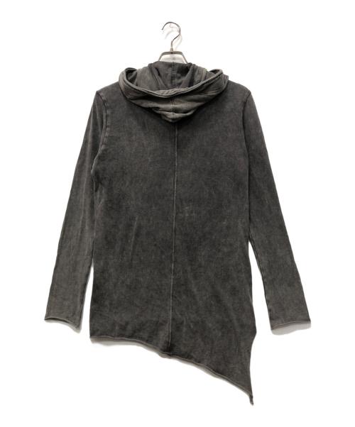 JULIUS（ユリウス）JULIUS (ユリウス) Cotton SZ Jersey Hoodie グレー サイズ:1の古着・服飾アイテム