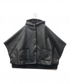 MACKINTOSH×IENAマッキントッシュ×イエナ）の古着「別注 LYNESS ポンチョボアコート」｜ブラック