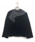 yohji yamamoto+noir (ヨウジヤマモトプリュスノアール) ベロアブラウス ブラック サイズ:2：15000円