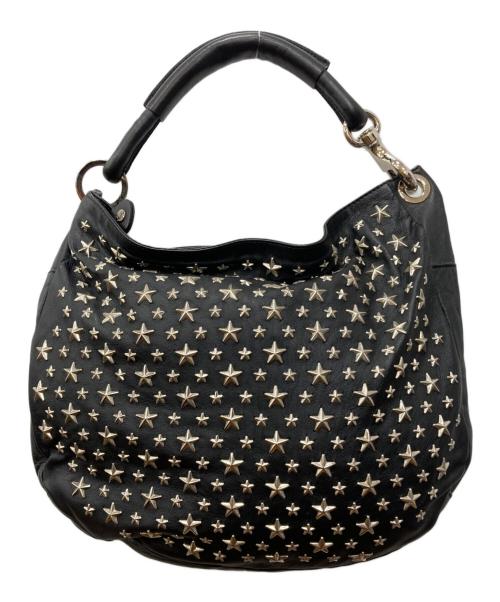 JIMMY CHOO（ジミーチュウ）JIMMY CHOO (ジミーチュウ) スタッズワンハンドルバッグ/スカイバッグ ブラックの古着・服飾アイテム