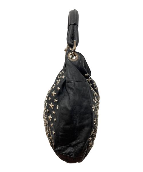 JIMMY CHOO（ジミーチュウ）JIMMY CHOO (ジミーチュウ) スタッズワンハンドルバッグ/スカイバッグ ブラックの古着・服飾アイテム