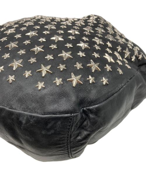 JIMMY CHOO（ジミーチュウ）JIMMY CHOO (ジミーチュウ) スタッズワンハンドルバッグ/スカイバッグ ブラックの古着・服飾アイテム