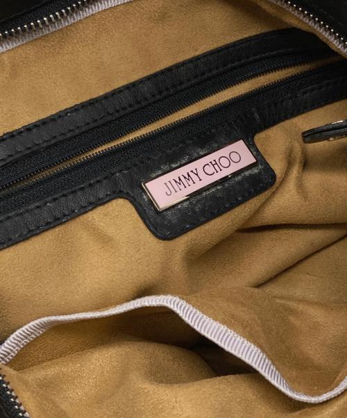 JIMMY CHOO（ジミーチュウ）JIMMY CHOO (ジミーチュウ) スタッズワンハンドルバッグ/スカイバッグ ブラックの古着・服飾アイテム