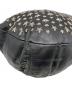 中古・古着 JIMMY CHOO (ジミーチュウ) スタッズワンハンドルバッグ/スカイバッグ ブラック：25000円