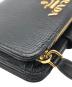 中古・古着 PRADA (プラダ) コンパクトウォレット ブラック：25000円