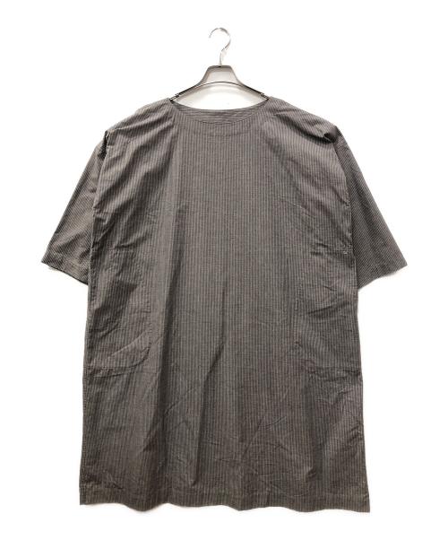 45rpm（45アールピーエム）45rpm (45アールピーエム) ストライプシャツワンピース ブラウン サイズ:SIZE 0の古着・服飾アイテム