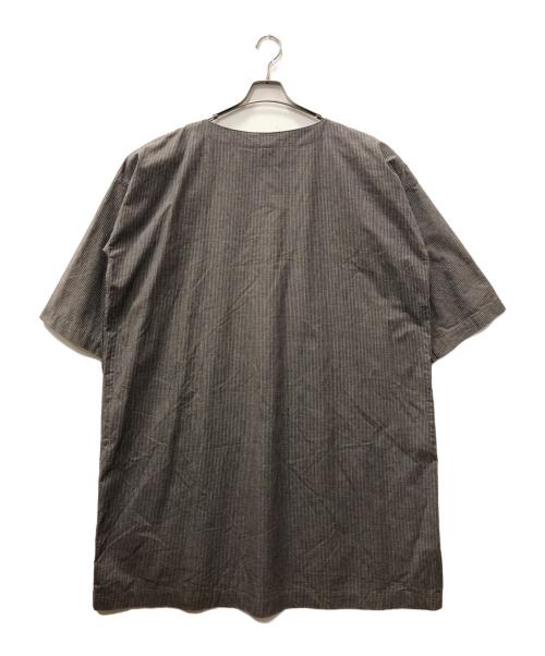 45rpm（45アールピーエム）45rpm (45アールピーエム) ストライプシャツワンピース ブラウン サイズ:SIZE 0の古着・服飾アイテム