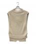 Maison Margiela (メゾンマルジェラ) コットンセルロースヘンプニットベスト ベージュ サイズ:SIZE S：25000円