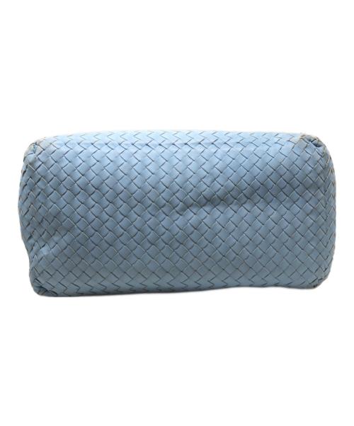 BOTTEGA VENETA（ボッテガベネタ）BOTTEGA VENETA (ボッテガベネタ) イントレチャート トートバッグ ブルー サイズ:下記参照の古着・服飾アイテム