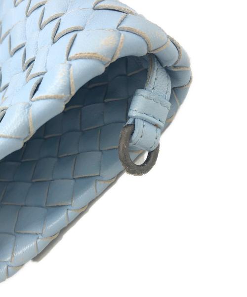 BOTTEGA VENETA（ボッテガベネタ）BOTTEGA VENETA (ボッテガベネタ) イントレチャート トートバッグ ブルー サイズ:下記参照の古着・服飾アイテム