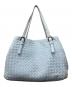 BOTTEGA VENETA（ボッテガベネタ）の古着「イントレチャート トートバッグ」｜ブルー