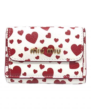 中古・古着通販】MIU MIU (ミュウミュウ) 3つ折りコンパクトウォレット