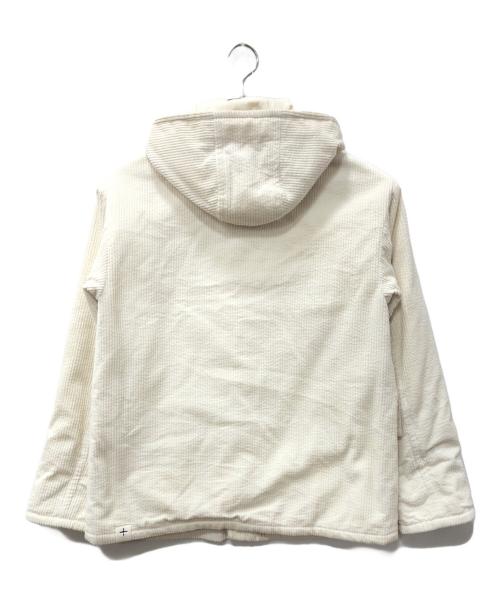 JIL SANDER+（ジルサンダープラス）JIL SANDER+ (ジルサンダープラス) フーデッドコーデュロイブルゾン ホワイト サイズ:SIZE 32の古着・服飾アイテム