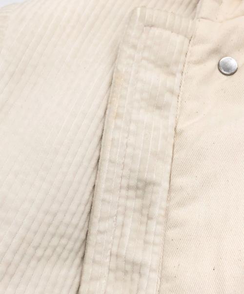 JIL SANDER+（ジルサンダープラス）JIL SANDER+ (ジルサンダープラス) フーデッドコーデュロイブルゾン ホワイト サイズ:SIZE 32の古着・服飾アイテム