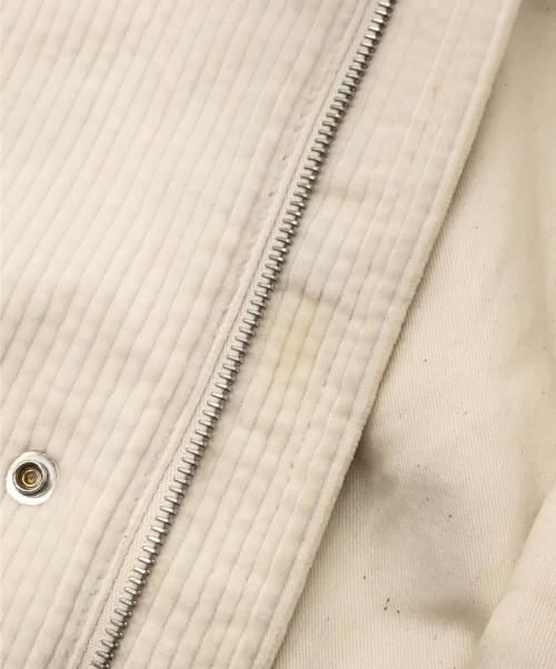 JIL SANDER+（ジルサンダープラス）JIL SANDER+ (ジルサンダープラス) フーデッドコーデュロイブルゾン ホワイト サイズ:SIZE 32の古着・服飾アイテム
