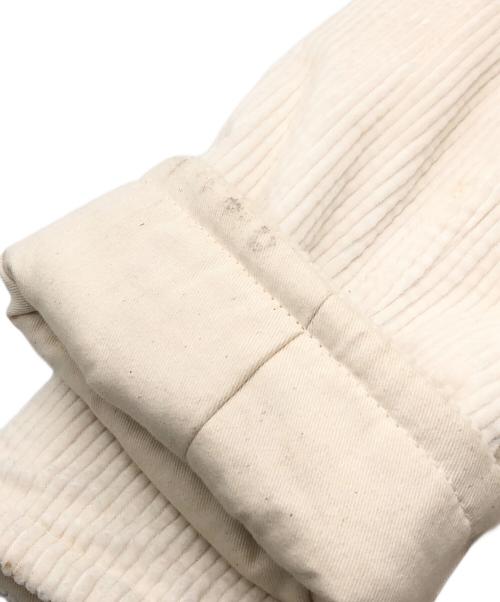 JIL SANDER+（ジルサンダープラス）JIL SANDER+ (ジルサンダープラス) フーデッドコーデュロイブルゾン ホワイト サイズ:SIZE 32の古着・服飾アイテム