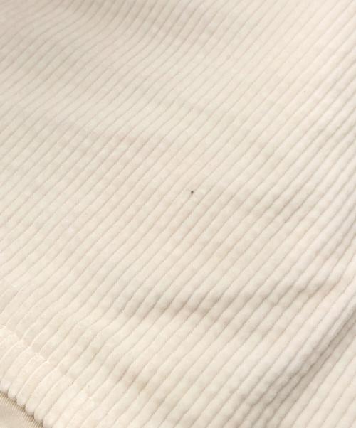 JIL SANDER+（ジルサンダープラス）JIL SANDER+ (ジルサンダープラス) フーデッドコーデュロイブルゾン ホワイト サイズ:SIZE 32の古着・服飾アイテム