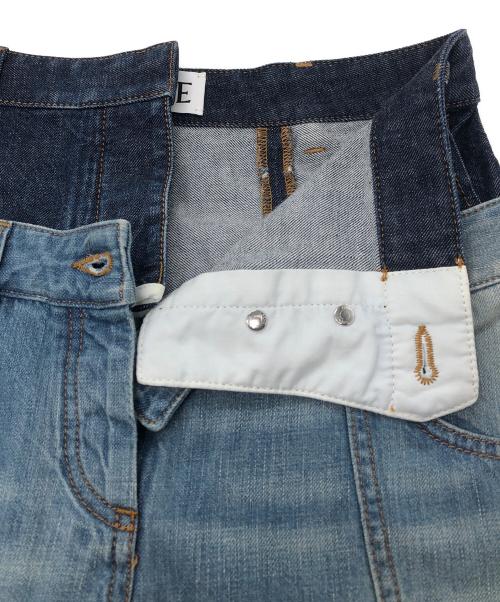 LOEWE（ロエベ）LOEWE (ロエベ) トロンプルイユ ジーンズ ブルー サイズ:SIZE 36の古着・服飾アイテム