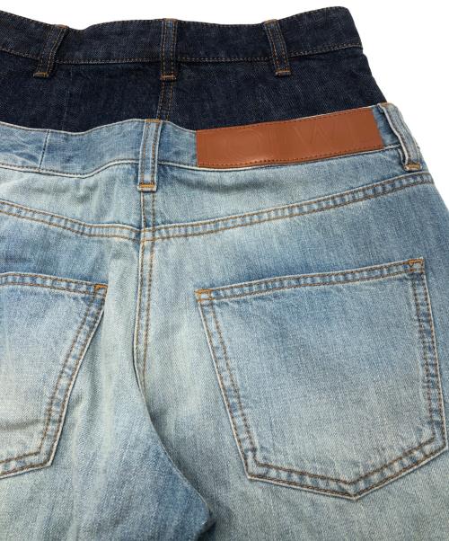 LOEWE（ロエベ）LOEWE (ロエベ) トロンプルイユ ジーンズ ブルー サイズ:SIZE 36の古着・服飾アイテム