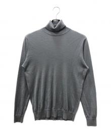 30/70（トレンタセッタンタ）の古着「カシミヤシルクタートルネックニット」｜グレー
