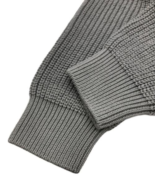 MACKINTOSH（マッキントッシュ）MACKINTOSH (マッキントッシュ) BATONER (バトナ―) ドライバーズニット グレー サイズ:SIZE S 未使用品の古着・服飾アイテム