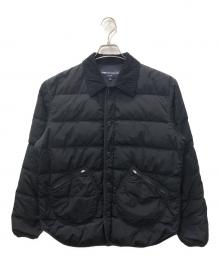 COMME des GARCONS HOMME（コムデギャルソン オム）の古着「後染め加工コーデュロイ襟ダウンジャケット」｜ブラック