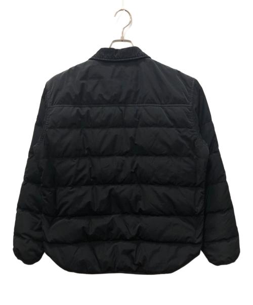 COMME des GARCONS HOMME（コムデギャルソン オム）COMME des GARCONS HOMME (コムデギャルソン オム) 後染め加工コーデュロイ襟ダウンジャケット ブラック サイズ:SIZE Sの古着・服飾アイテム