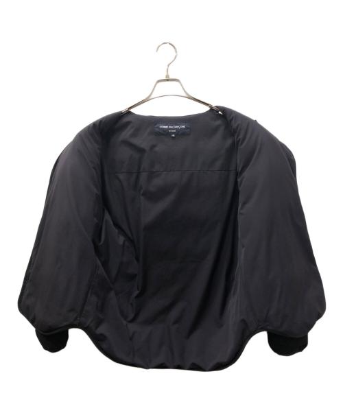 COMME des GARCONS HOMME（コムデギャルソン オム）COMME des GARCONS HOMME (コムデギャルソン オム) 後染め加工コーデュロイ襟ダウンジャケット ブラック サイズ:SIZE Sの古着・服飾アイテム