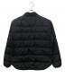 COMME des GARCONS HOMME (コムデギャルソン オム) 後染め加工コーデュロイ襟ダウンジャケット ブラック サイズ:SIZE S：30000円