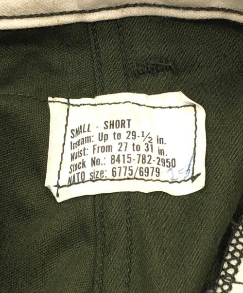 US ARMY（ユーエスアーミー）US ARMY (ユーエスアーミー) 70s M-65フィールドパンツ グリーン サイズ:SIZE S‐Sの古着・服飾アイテム