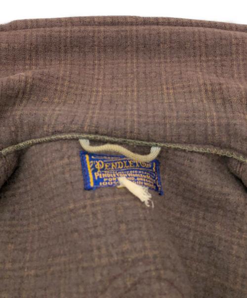 PENDLETON（ペンドルトン）PENDLETON (ペンドルトン) 60s ウールスポーツジャケット ブラウン サイズ:不明（タグ印字薄れのため）の古着・服飾アイテム