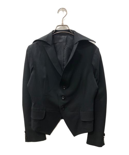Y's（ワイズ）Y's (ワイズ) セーラーカラーテーラードジャケット ブラック サイズ:SIZE 1の古着・服飾アイテム