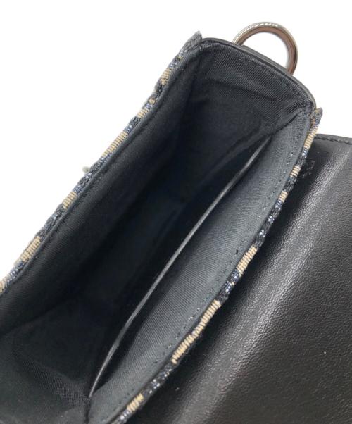 Christian Dior（クリスチャン ディオール）Christian Dior (クリスチャン ディオール) ディオール ロック バーティカルポーチ オブリーク ブラック サイズ:下記参照の古着・服飾アイテム