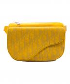 Christian Diorクリスチャン ディオール）の古着「オブリーク ワールドツアーサドルベルトバッグ」｜イエロー